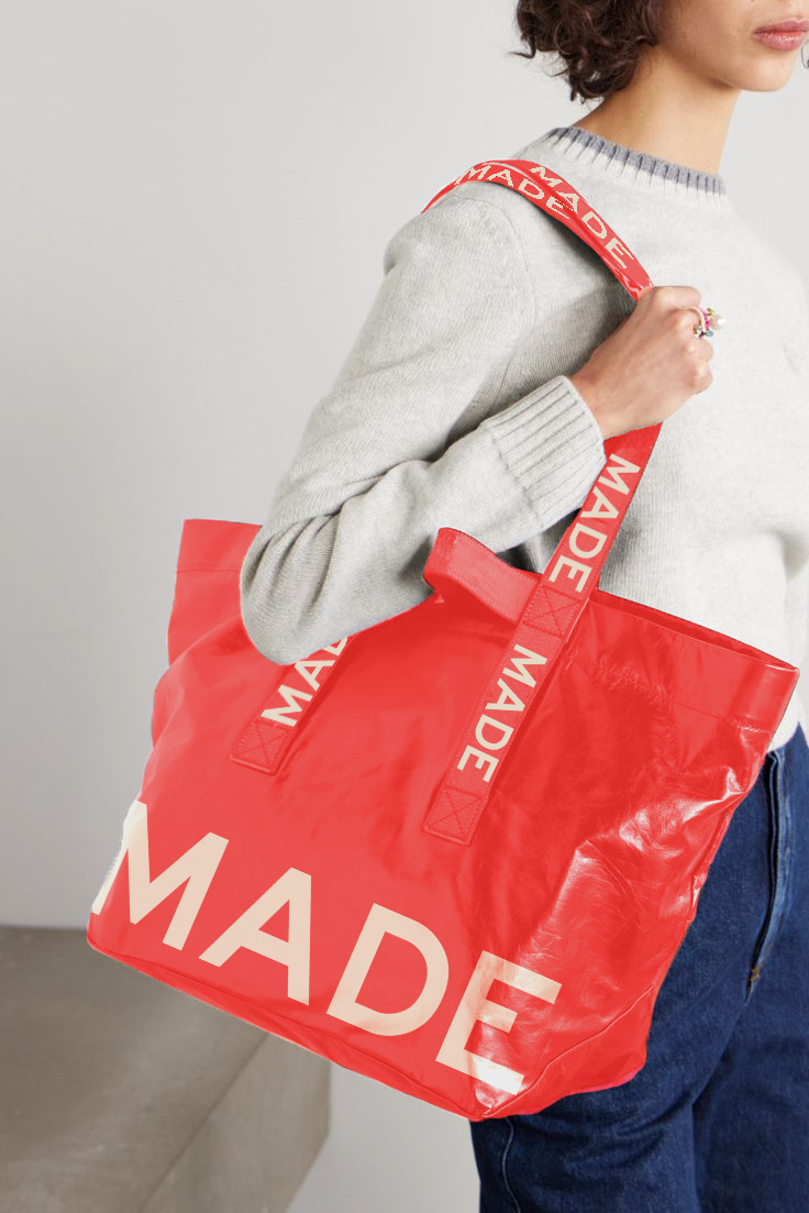Side profile portrait of a woman

