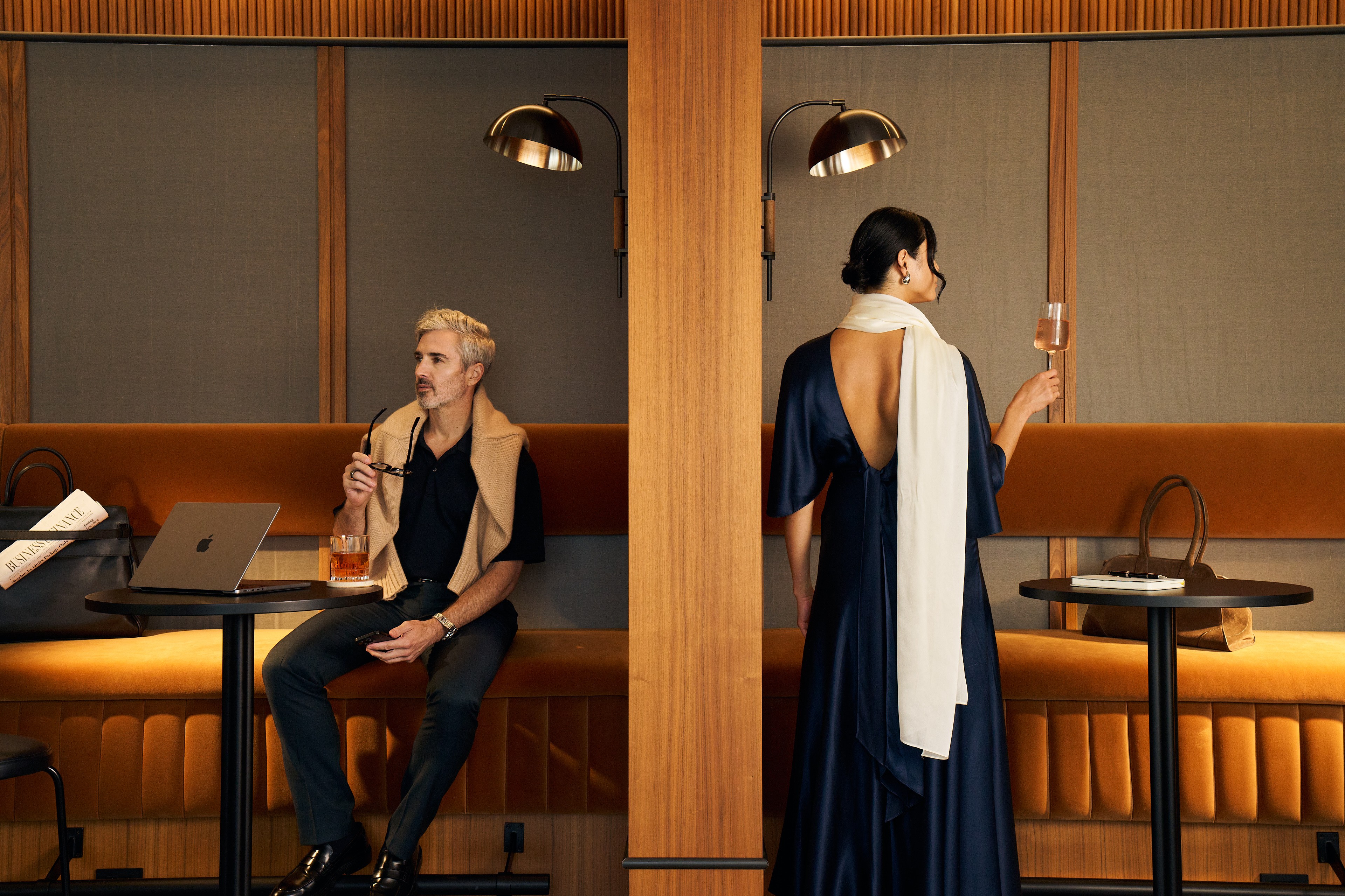 Side profile portrait of a woman
