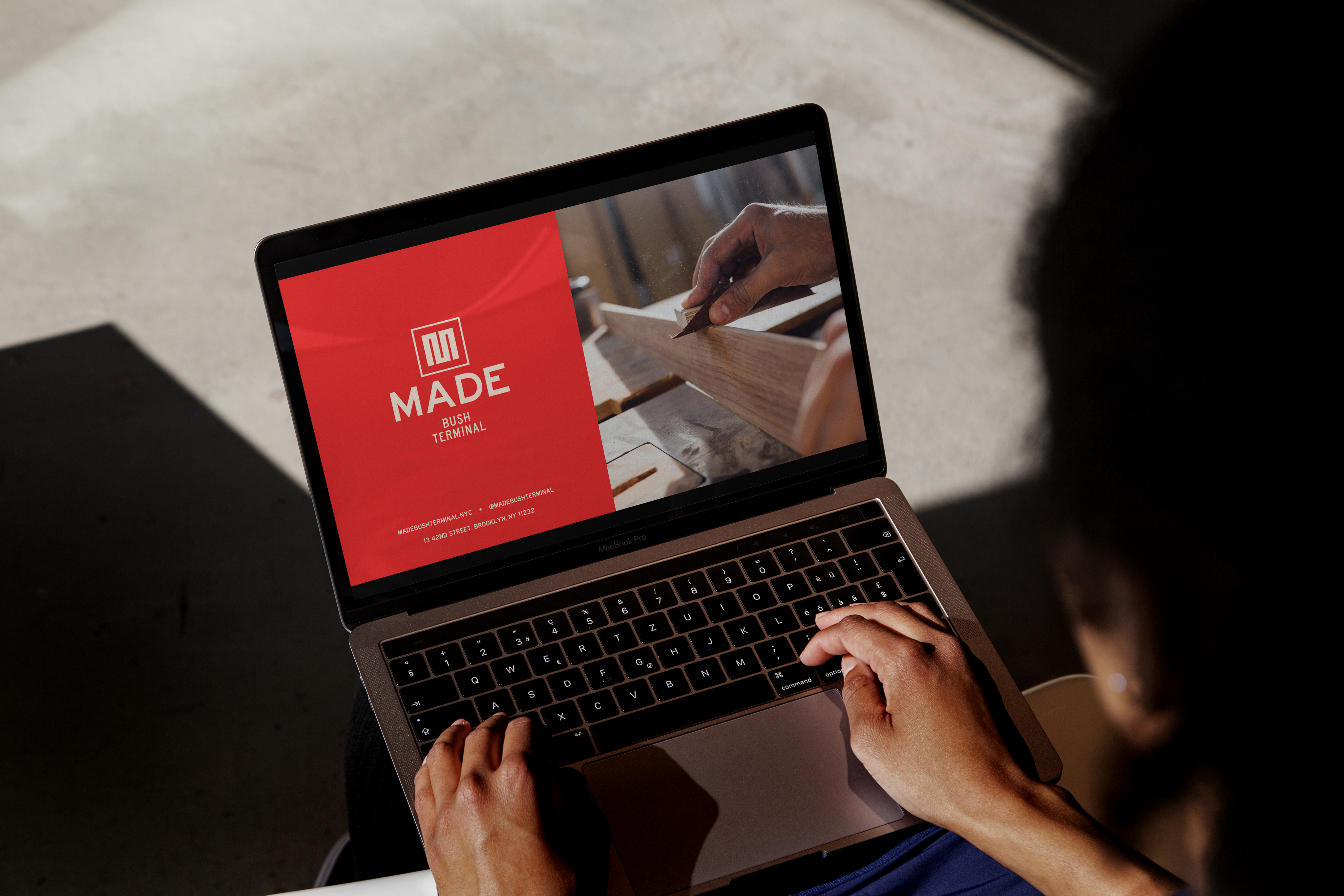 Side profile portrait of a woman
